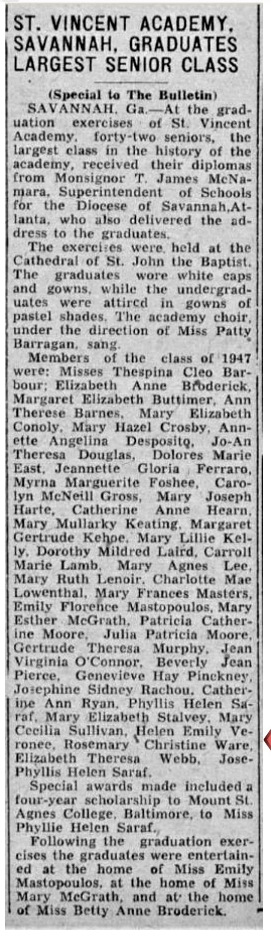 SVA Graduation Southern Cross 6 28 1947 p18